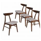 Zenvida Mid Century Dining Chairs (Set of 2) -Retail: $162.49