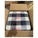 Carson Carrington Birkerod Square Lift-off Storage Ottoman - Black Buffalo Plaid Woven Retail: $97.99