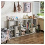 Ramses Modern Grey Bookcase Display Cabinet Retail:$439.99