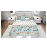 Marlin Fish 5 Piece Reversible Super Soft Microfiber Comforter Set Retail:$87.49