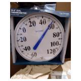 LA CROSSE 13.5-in Round Thermometer -Retail $42.56