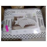Ink+Ivy Rhea Full/Queen 3-Piece Cotton Jacquard Comforter Mini Set Bedding -Retail $119.96