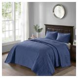 Madison Park Quebec 2-Piece Twin Quilted Bedspread Set -Retail $81.99