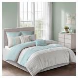 510 Design Tinsley Queen 8 Piece Comforter Set Bedding -Retail $63.74