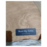 Boho Light Brown Wooden Wall Hanging Decor with Yarn Fringe