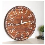 Oversized Farmhouse Wall Clock- Retail:$139.99