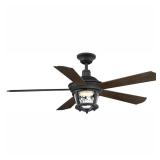 Smyrna Collection Indoor Outdoor 52" Five Blade Ceiling Fan - 10.750" x 23.870" x 14.120"- Retail:$348.00
