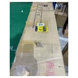 PARTIAL: 1 Box -Fireplaces Copper Grove Helianthus White Faux Stone Corner Electric Fireplace -Retail $794.99