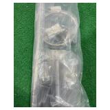 BHP Waterfront Series 4 Piece Bathroom Hardware Accessory Set - 24" Towel Bar, Hand Towel Bar, Toilet Paper Holder & Robe Hook - Brushed Nickel -Retail $34.60