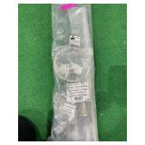 BHP Waterfront Series 4 Piece Bathroom Hardware Accessory Set - 24" Towel Bar, Hand Towel Bar, Toilet Paper Holder & Robe Hook - Brushed Nickel -Retail $34.60