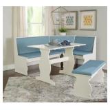 Partial: Box A (Box 1 of 2) Linon Lucy Capri Blue Nook Blue Retail:$568.74