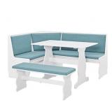 Partial: Box A (Box 1 of 2) Linon Lucy Capri Blue Nook Blue Retail:$568.74