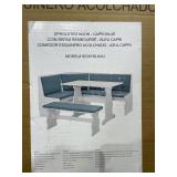 Partial: Box A (Box 1 of 2) Linon Lucy Capri Blue Nook Blue Retail:$568.74