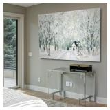Christmas Lane - Gallery Wrapped Canvas - 24x36 -Retail $61.09