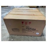 Adeco Square Tufted Fabric, Bench Footstool with Wood Legs Ottomans & Storage Ottomans (Blue) Retail: $213.99