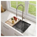 KRAUS Kore Workstation Undermount Stainless Steel Kitchen Sink Retail:$469.95