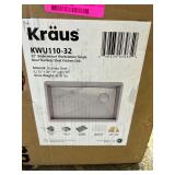 KRAUS Kore Workstation Undermount Stainless Steel Kitchen Sink Retail:$469.95