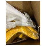 Art Leon Modern Swivel Velvet Barstool (Set of 2) - Bright Yellow Retail: $319.99