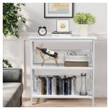 3-Tier Bookcase and Bookshelf Wooden Open Shelf Bookcase Retail:$69.99