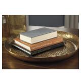 Signature Design by Ashley Morley Antique Brass Finish Tray -Retail $64.99