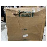 Kenton Barrel Style Swivel Chair by Greyson Living - Cream with Brown Welt -Retail $599.49