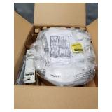 TOTOÃÂ® WASHLETÃÂ® S350e Electronic Bidet Toilet Seat with Auto Open and Close and ewater+ Sanitization, Round, Cotton White