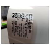 Excel Dryer XLERATOReco XL-BW-ECO 1.1N High Speed Commercial Hand Dryer, White Thermoset Cover, Automatic Sensor, Surface Mount, Noise Reduction Nozzle, LEED Credits, No Heat 4.5 Amps 110/120V