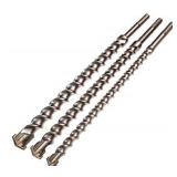 Piece Carbide Tipped BIT, Masonry Drill Bit Set, SDS Max!!! (24" Length)