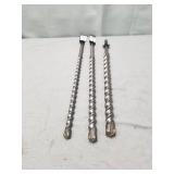 Piece Carbide Tipped BIT, Masonry Drill Bit Set, SDS Max!!! (24" Length)