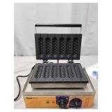 Hanchen Commercial Hot Dog Waffle Machine 6Pcs Corn Dog Waffle Maker for Restaurant Bakeries Snack Bar Home Commercial Use
