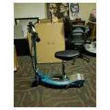 Razor E200S Seated Electric Scooter (Teal, 37 x 16 x 42-Inch)