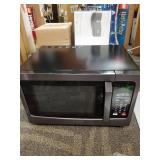 Toshiba EM131A5C-BS Microwave Oven with Smart Sensor, Easy Clean Interior, ECO Mode and Sound On/Off, 1.2 Cu.ft, 1100W, Black Stainless Steel