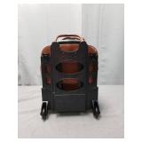 McKleinUSA, W Series, LA Grange, Top Grain Cowhide Leather, 15" Leather Vertical Patented Detachable -Wheeled Ladies