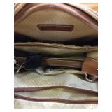 McKleinUSA, W Series, LA Grange, Top Grain Cowhide Leather, 15" Leather Vertical Patented Detachable -Wheeled Ladies