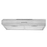 Ancona AN-1802 24" 110 CFM Convertible Under Cabinet Range Hood in Stainless Steel Damage See Pictures