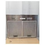 Ancona AN-1802 24" 110 CFM Convertible Under Cabinet Range Hood in Stainless Steel Damage See Pictures