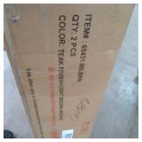 Light Brown+Teak Finish La Brea Outdoor Acacia Wood and Wicker Barstools