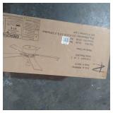 Copper Grove Sungurlare Bronze Metal/Stained Glass 5-blade 52-inch Craftsman Ceiling Fan - 52"L x 52"W x 20"H- Retail:$232.49