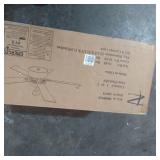 Copper Grove Sungurlare Bronze Metal/Stained Glass 5-blade 52-inch Craftsman Ceiling Fan - 52"L x 52"W x 20"H- Retail:$232.49