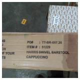 Boraam Industries 51229 29 in. Harris Memory Swivel Stool, Cappuccino