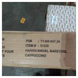 Boraam Industries 51229 29 in. Harris Memory Swivel Stool, Cappuccino