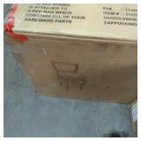 Boraam Industries 51229 29 in. Harris Memory Swivel Stool, Cappuccino