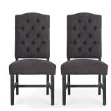 Hyvonen Tufted Dining Chairs by Christopher Knight Home- Retail:$319.99