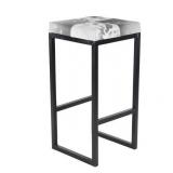 Brown Iron Industrial Bar Stool 29 x 14 x 14 - 14 x 14 x 29- Retail:$151.99