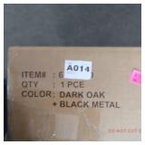 Ebany Industrial Square Acacia Wood Storage End Table by Christopher Knight Home- Retail:$109.49