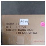 Ebany Industrial Square Acacia Wood Storage End Table by Christopher Knight Home- Retail:$109.49