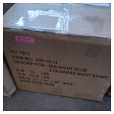 Ettington 2-Drawer Bamboo Carved Nightstand by Greyson Living- Retail:$208.49