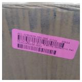 22.4in. H MgO Fiberclay White Wavy Tall Planter- Retail:$76.09