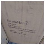 22.4in. H MgO Fiberclay White Wavy Tall Planter- Retail:$76.09