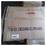 Furniture of America Tays Rustic Linen Dining Chairs (Set of 2)